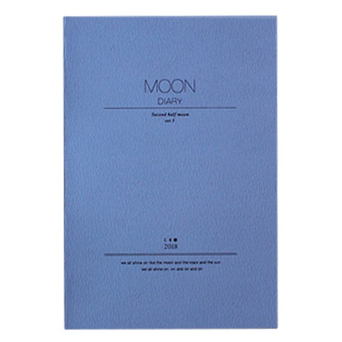 대시앤도트 문 다이어리 ver 5, INDI BLUE