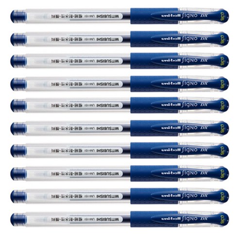 미쯔비시 시그노 유니볼 펜 UM-151 0.38mm, 프러시안블루, 10개입
