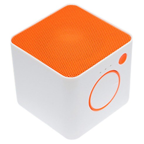 아이존21 컬러 큐브 블루투스 스피커 EZ-Q1, 오렌지
