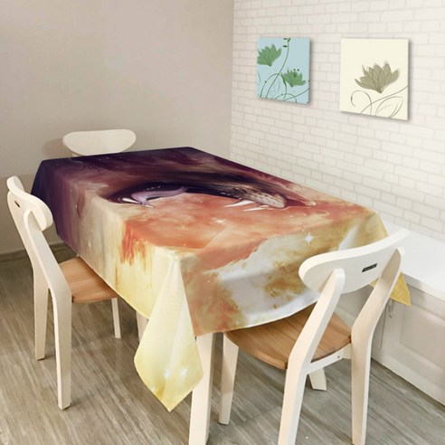 이코디 소울 테이블 보 라이온, 혼합 색상, 150 x 210 cm