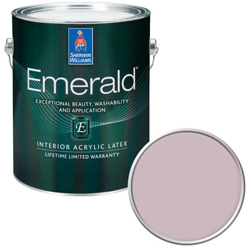 셔윈윌리암스 에메랄드 페인트1L, SW6282 Mauve Finery