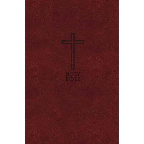 Holy Bible: King James Version Burgundy Leathersoft Thinline Red Letter Edition, Nelson Bibles