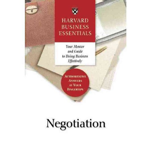 Negotiation, Harvard Business School Pr