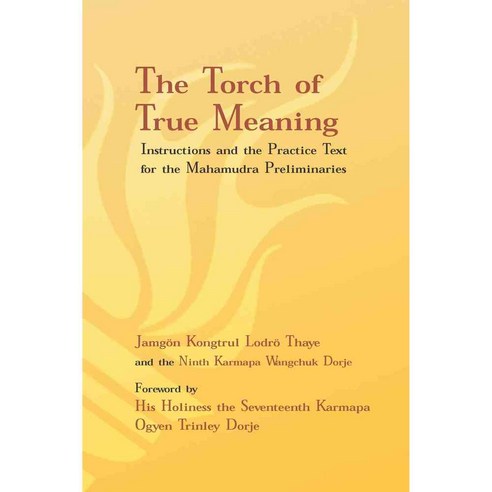 The Torch of True Meaning: Instructions and the Practice Text for the Mahamudra Preliminaries, Ktd Pubns