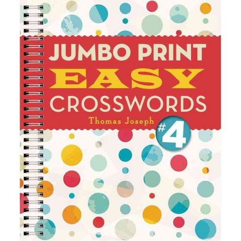 Jumbo Print Easy Crosswords 4, Puzzlewright