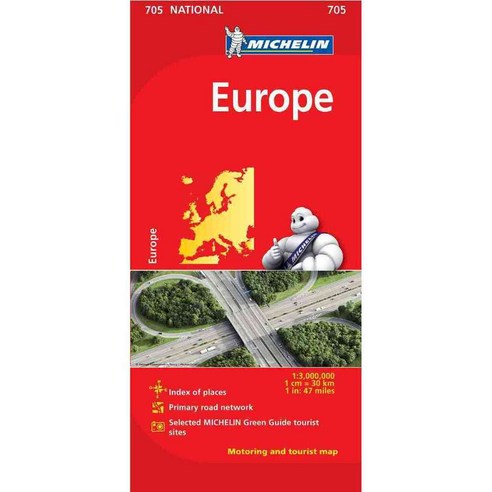 Michelin Europe: 705 National, Michelin Travel Pubns