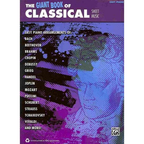 The Giant Book of Classical Sheet Music: Easy Piano, Alfred Pub Co