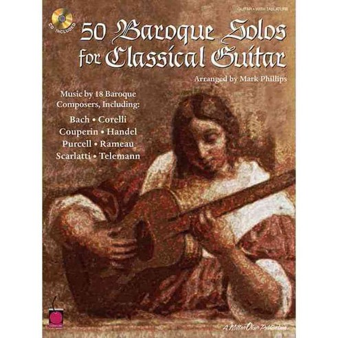 50 Baroque Solos for Classical Guitar, Cherry Lane Music