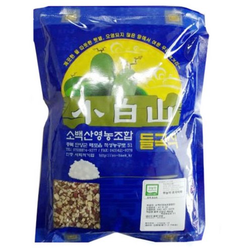 소백산 무농약 조각 적두, 500g, 1개