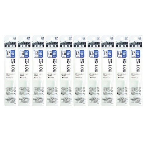제브라 스라리 EQ 리필심 1.0mm, 청색, 10개