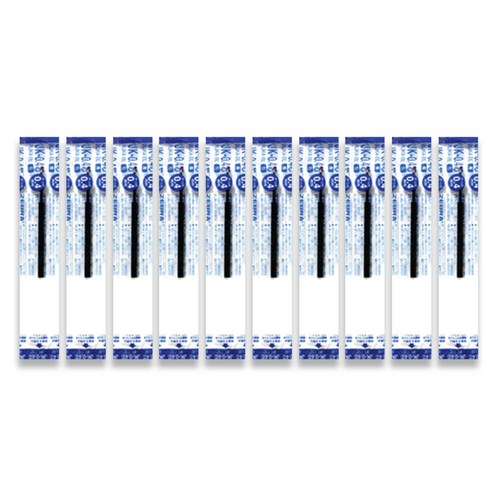 제브라 젤잉크 JK 리필심 0.4mm, 청색, 10개