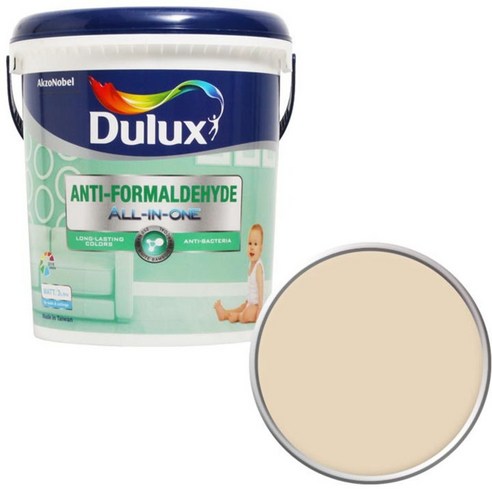 듀럭스 안티 포름알데히드 올인원 페인트 3L, Flaxen White