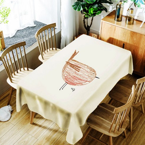 아울리빙 감성 디자인 주방 테이블보, E, 140 x 180 cm