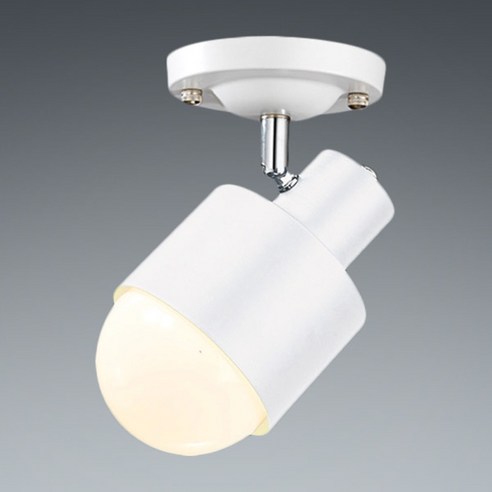 이솔전기 LED 이단원통 직부등 E26 2p, 화이트