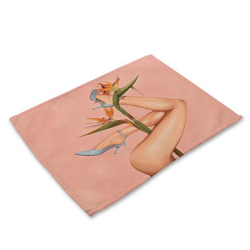 비케이 디자인 아트 식탁매트, 3, 가로 42cm x 세로 32cm