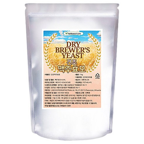 정우당 건조 맥주 효모, 1kg, 1개