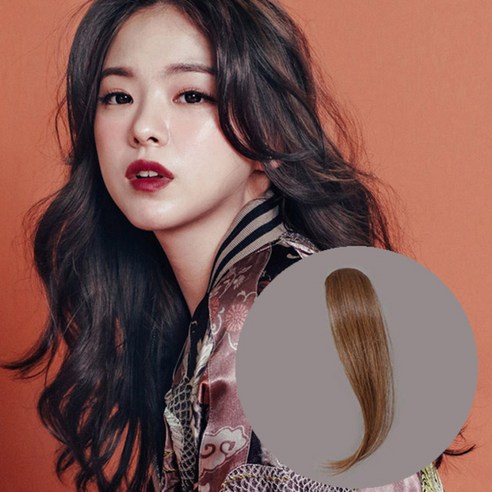 핑크에이지 수시뱅 슬림 롱 소 모스트사 앞머리 가발, MB1 밀크브라운, 1개