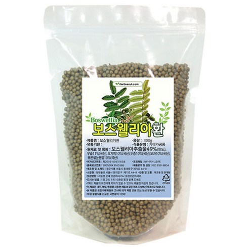 정우당 보스웰리아 환, 300g, 1개
