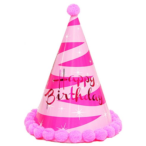 파티팝 파티용품 해피버스데이 꼬깔모자, J, 20개입
