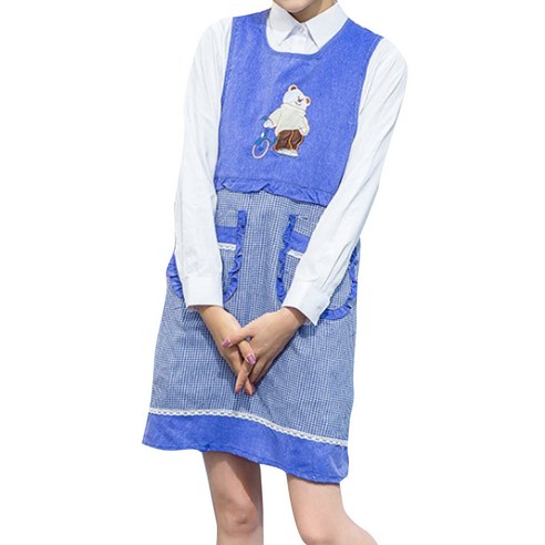 이코디 사이클베어 앞치마, 블루, 1개