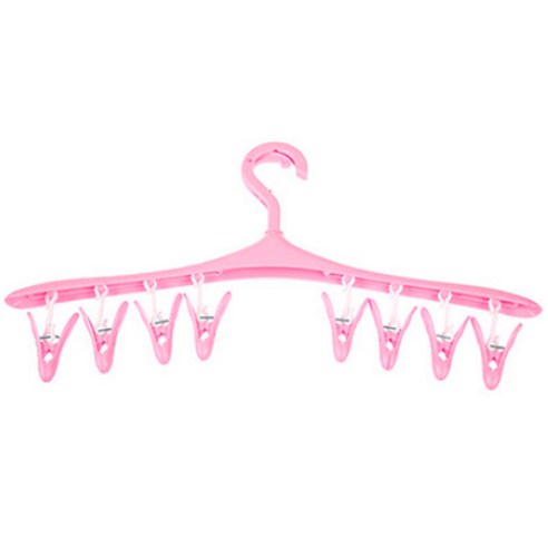 블럭마트 집게형 빨래건조걸이 핑크, 2개입, 1개