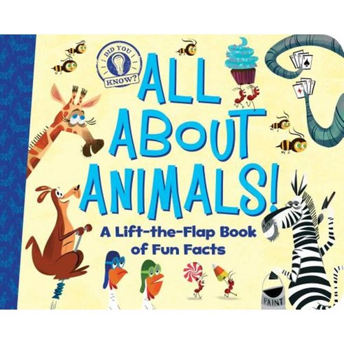 All about Animals!: A Lift-The-Flap Book of Fun Facts Board Books, Little Simon