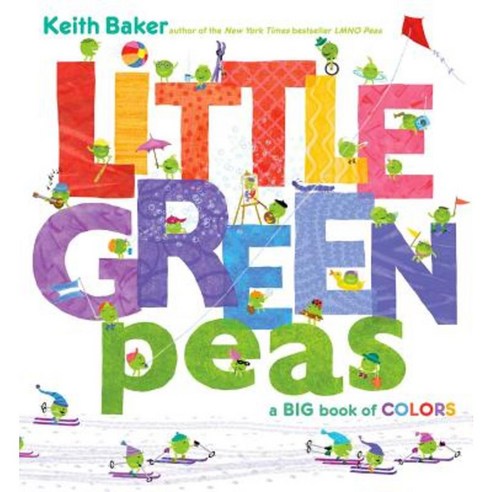 Little Green Peas: A Big Book of Colors Hardcover, Beach Lane Books