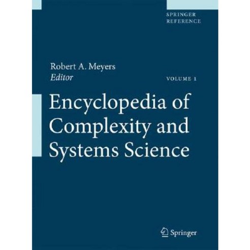 Encyclopedia of Complexity and Systems Science Hardcover, Springer