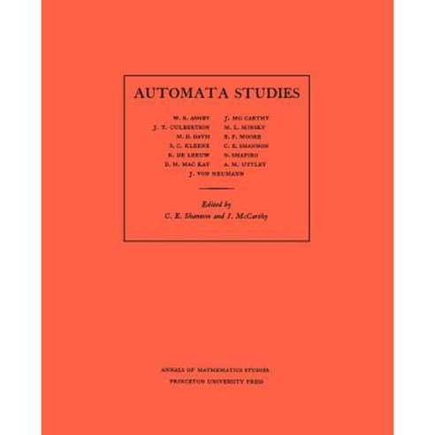 Automata Studies Paperback, Princeton University Press