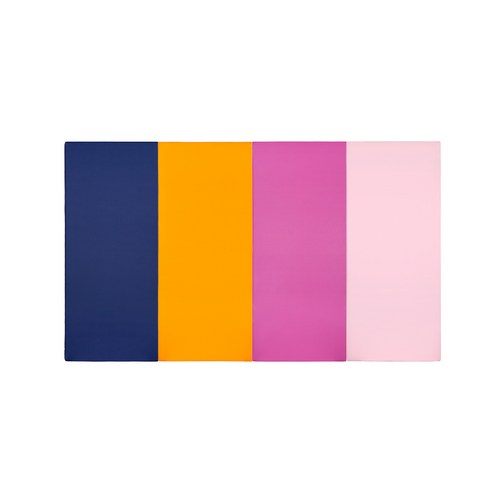 퍼니존 퍼니테라피 블루비비드 시리즈4 유아폴더매트 대, 블루 + 오렌지 + 핫핑크 + 베이비핑크