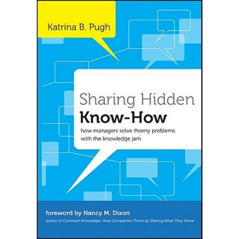 Sharing Hidden Know-How: How Managers Solve Thorny Problems with the Knowledge Jam Hardcover, Jossey-Bass