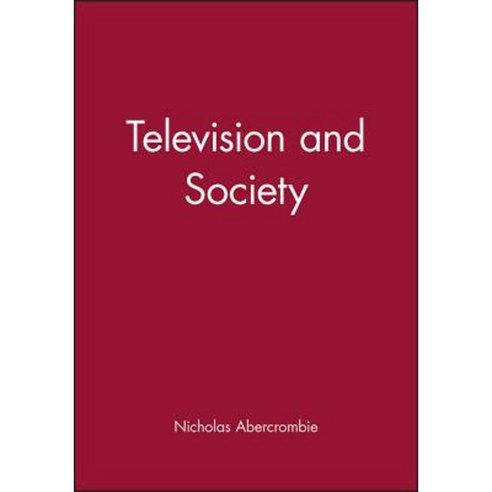 Television and Society: The Social Analysis of Time Paperback, Polity Press