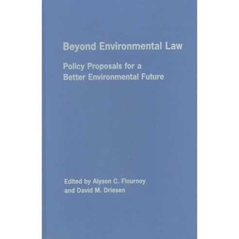 Beyond Environmental Law: Policy Proposals for a Better Environmental Future Hardcover, Cambridge University Press