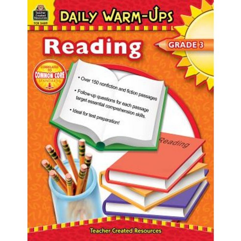 Daily Warm-Ups: Reading Grade 3 Paperback, Teacher Created Resources