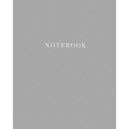 Notebook - Daily Journal Grey Cover: (8 X 10) Writing Journal 100 Pages ...
