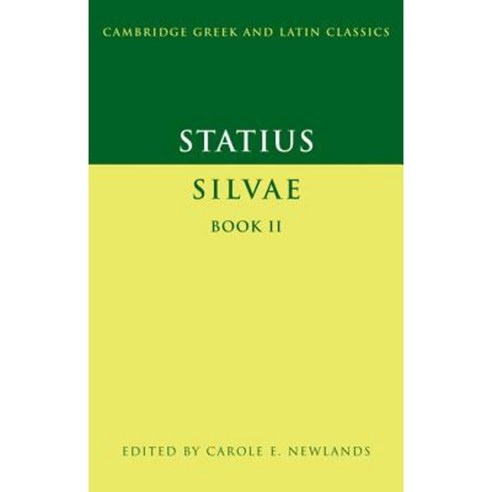 Statius: Silvae Book II Hardcover, Cambridge University Press