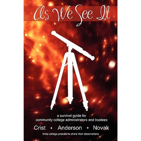 As We See It Paperback, New Education Press