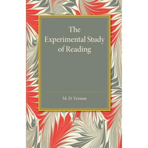 The Experimental Study of Reading Paperback, Cambridge University Press