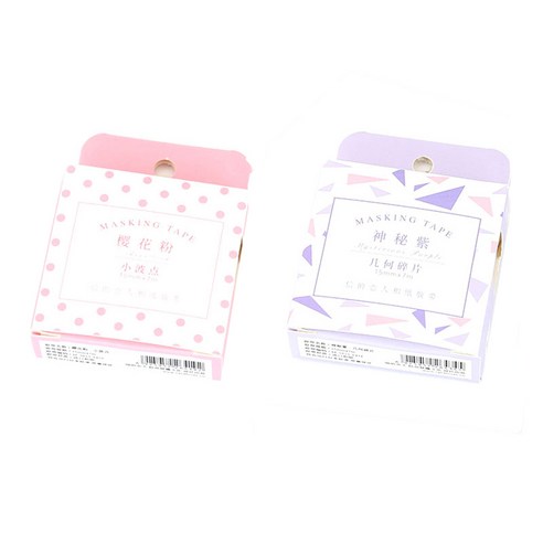 라이프포인트 DIY장식시리즈 15mm 마스킹 테이프 01 핑크도트 세트, 01 핑크도트, 20 퍼플삼각, 1세트