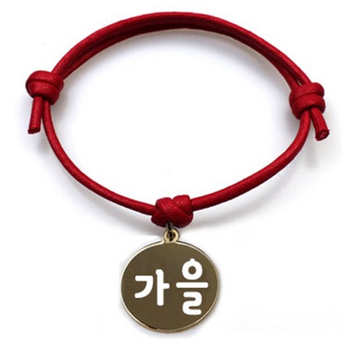 펫츠룩 굿모닝 레드 반려동물 목걸이 S + 메탈원형 팬던트 M, 골드(가을), 1개