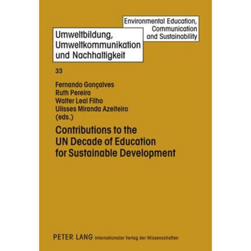 Contributions to the Un Decade of Education for Sustainable Development ...