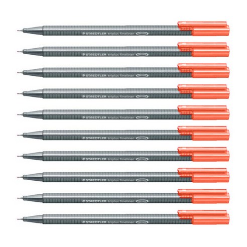 스테들러 트리플러스 화인라이너 334 수성펜 0.3mm, 24, 10개입