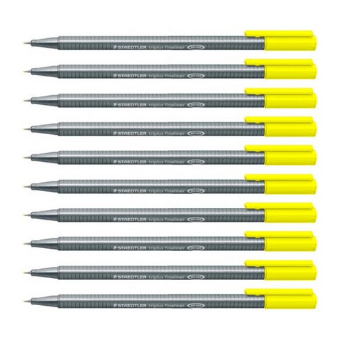 스테들러 트리플러스 화인라이너 334 수성펜 0.3mm, 101, 10개입