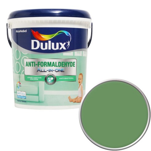듀럭스 안티 포름알데히드 올인원 페인트 3L, Massive Green