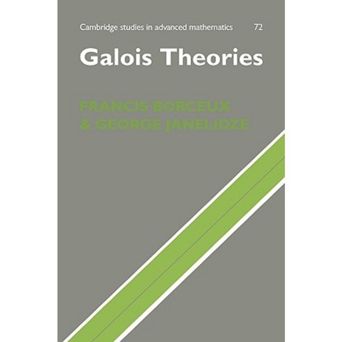 Galois Theories Hardcover, Cambridge University Press