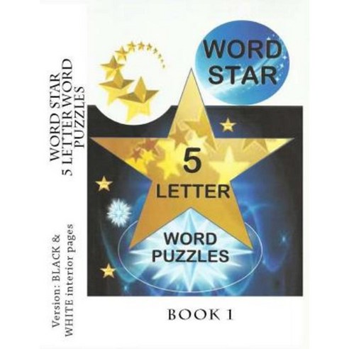 Word Star 5 Letter Word Puzzles - Book 1 Paperback, Createspace