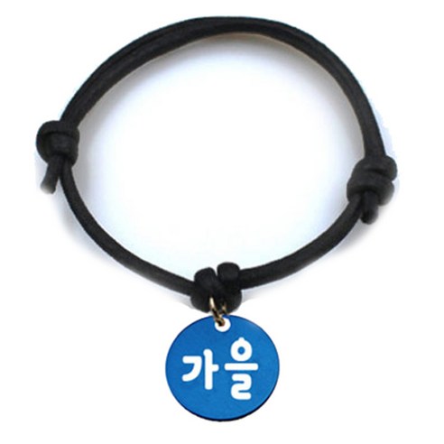 펫츠룩 굿모닝 블랙 반려동물 목걸이 M + 알미늄 원형 팬던트 S, 블루(가을), 1개