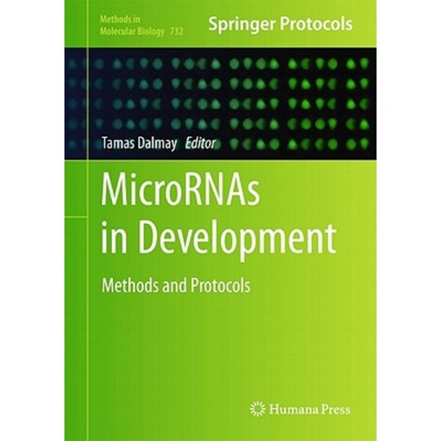 MicroRNAs in Development: Methods and Protocols Hardcover, Humana Press ...