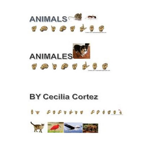 Animals: Animales Paperback, Createspace Independent Publishing Platform