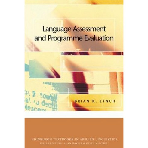 Language Assessment and Programme Evaluation Paperback, Edinburgh University Press